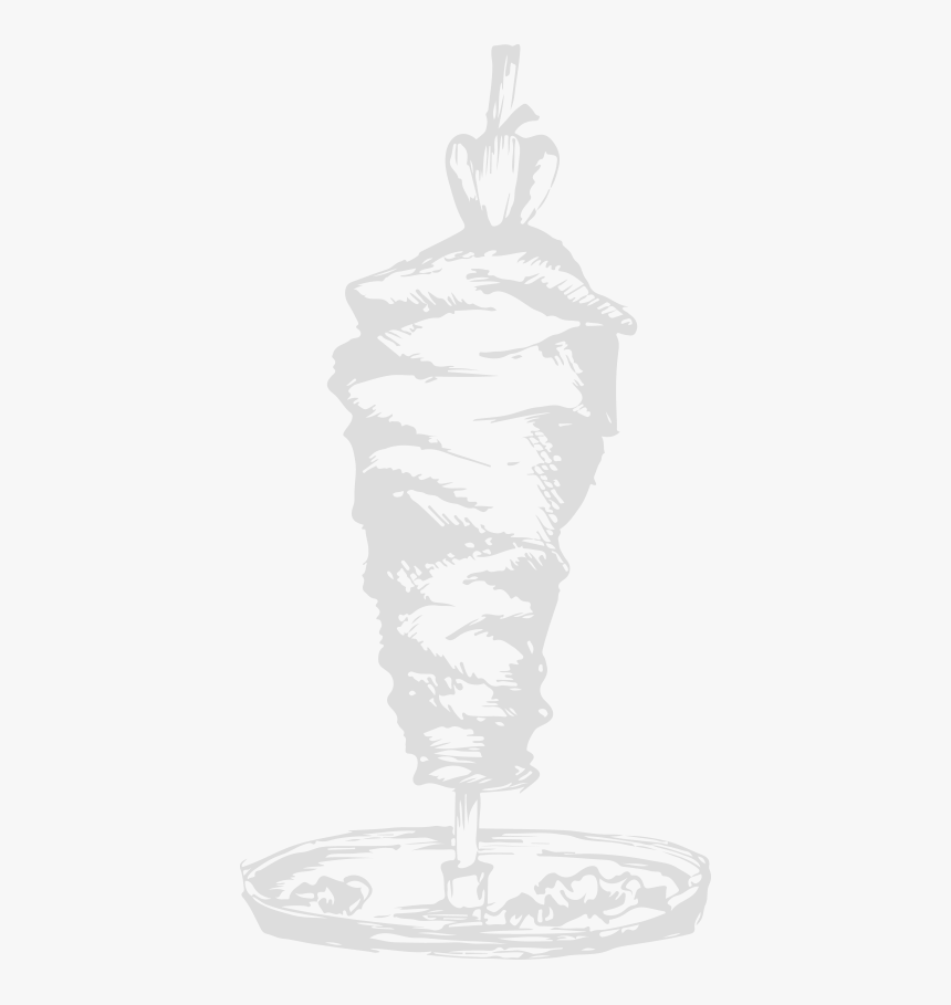 Shawarma Black And White Logo, HD Png Download