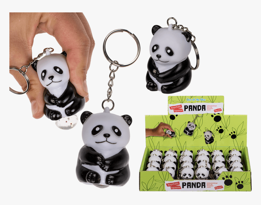 Keychain Squeeze Panda, HD Png Download