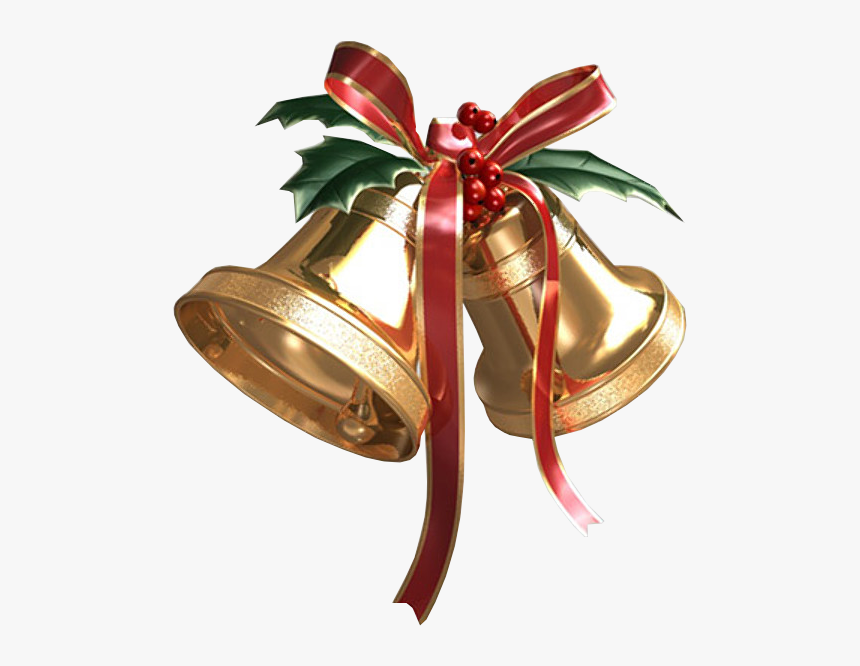 Christmas Bells 3d Model Free, HD Png Download