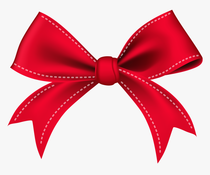 Bow Red Png Clip Art Image, Transparent Png