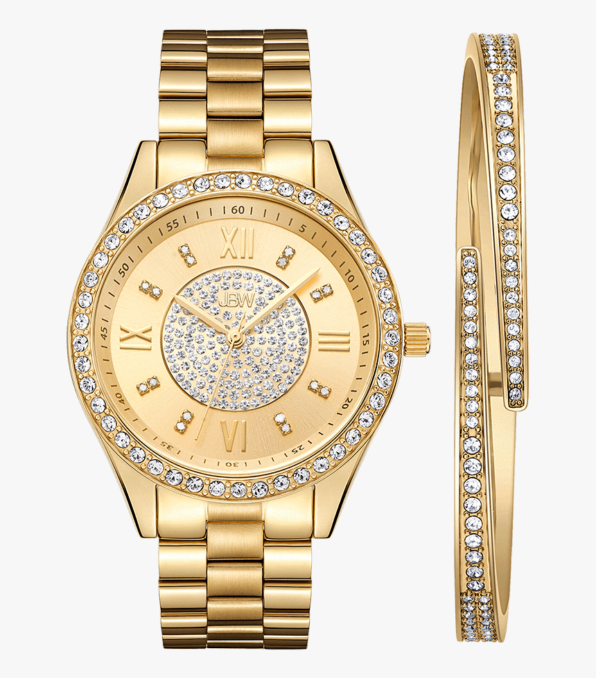 Jbw Mondrian J6303b Gold Gold Diamond Watch Bracelet - Jbw Watches Prices, HD Png Download