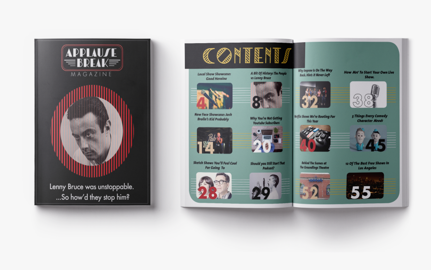 Applause Break Print Mock 1, HD Png Download