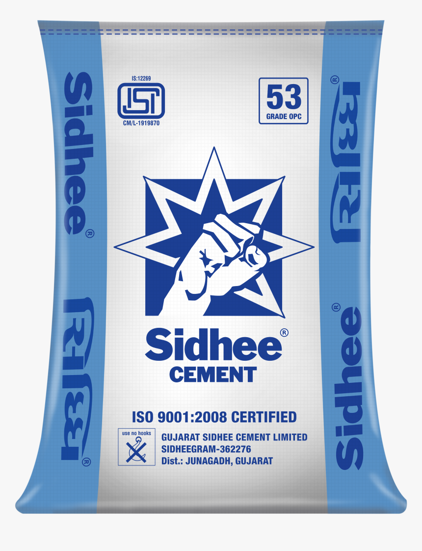 Transparent Cement Png - Gujarat Sidhee Cement Ltd Opc 53, Png Download