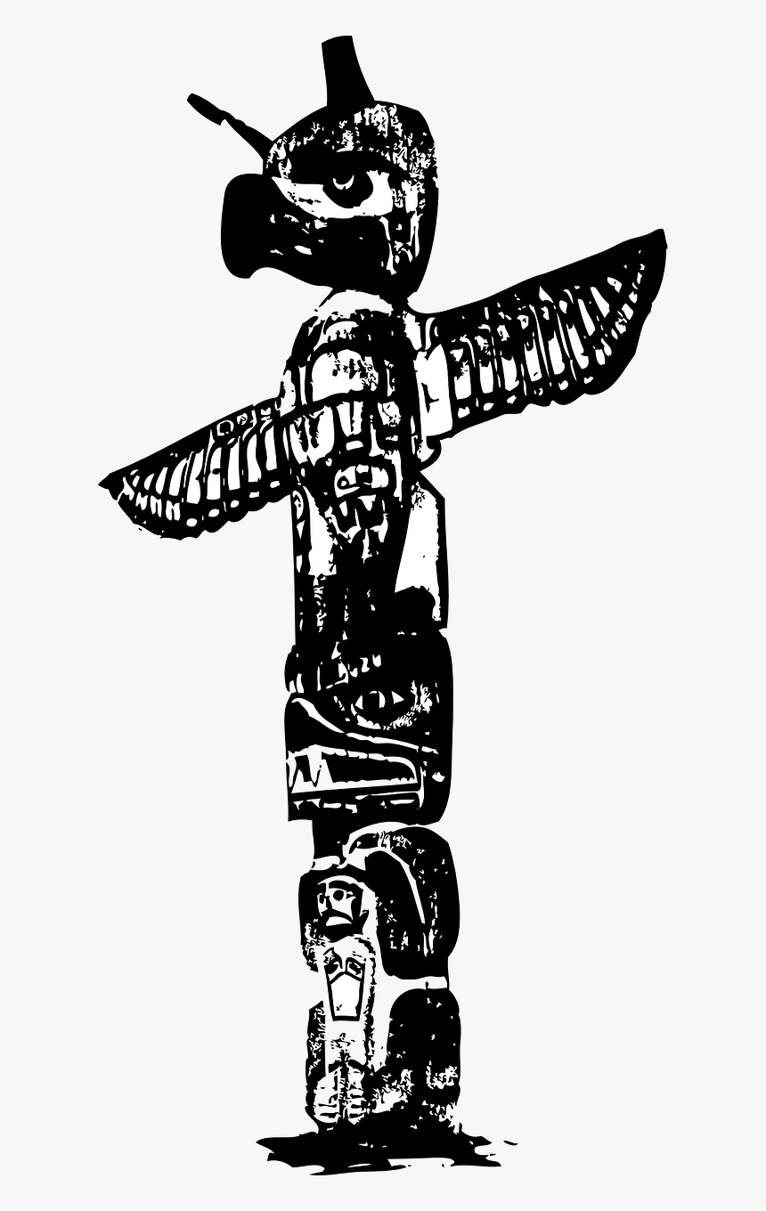 Totem Pole Native Free Photo - Native American Totem Png, Transparent Png