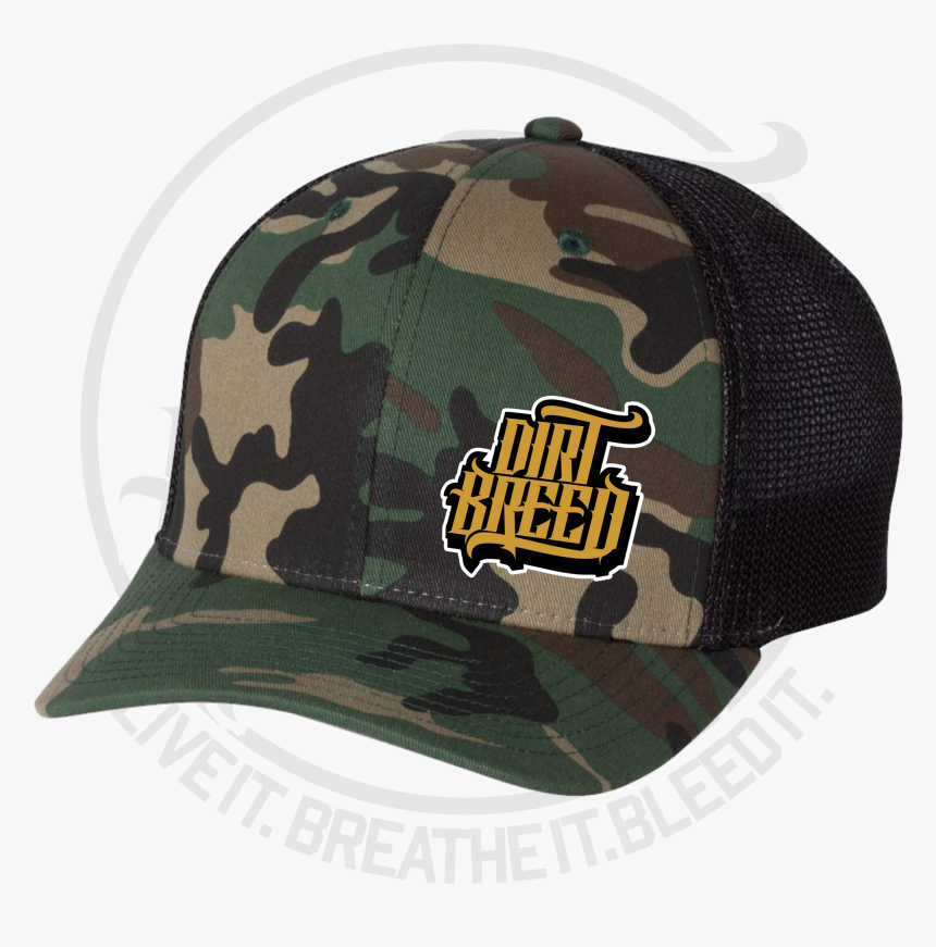 Dirtbreed Dirt Track Racing Trucker Hat Military Camo - Richardson, HD Png Download