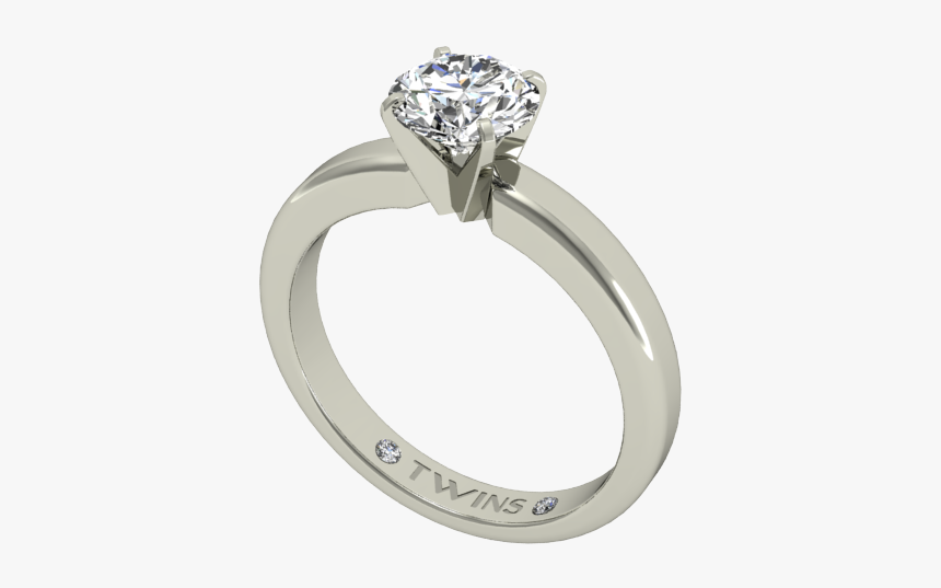 Classic - Anillos Solitarios Con Diamantes, HD Png Download