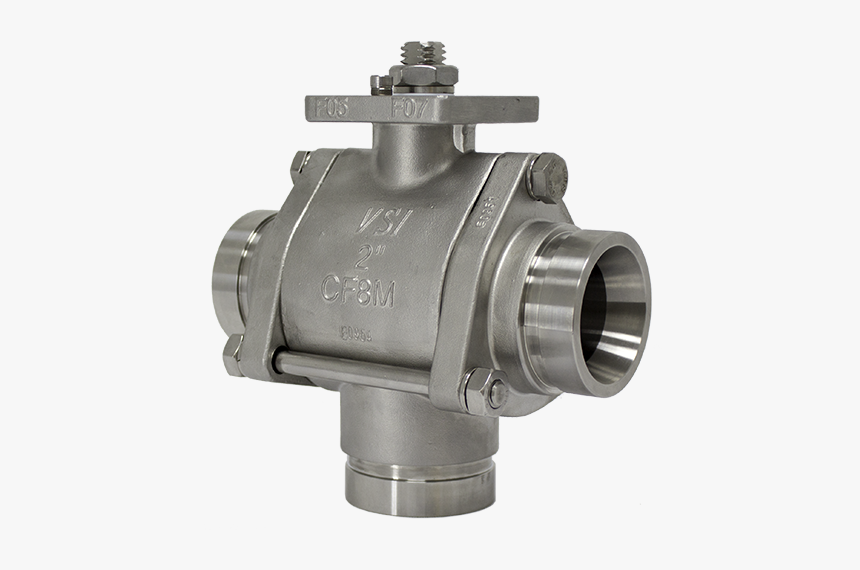 Series 89gr Grooved End 3-way Ball Valve - Valve, HD Png Download