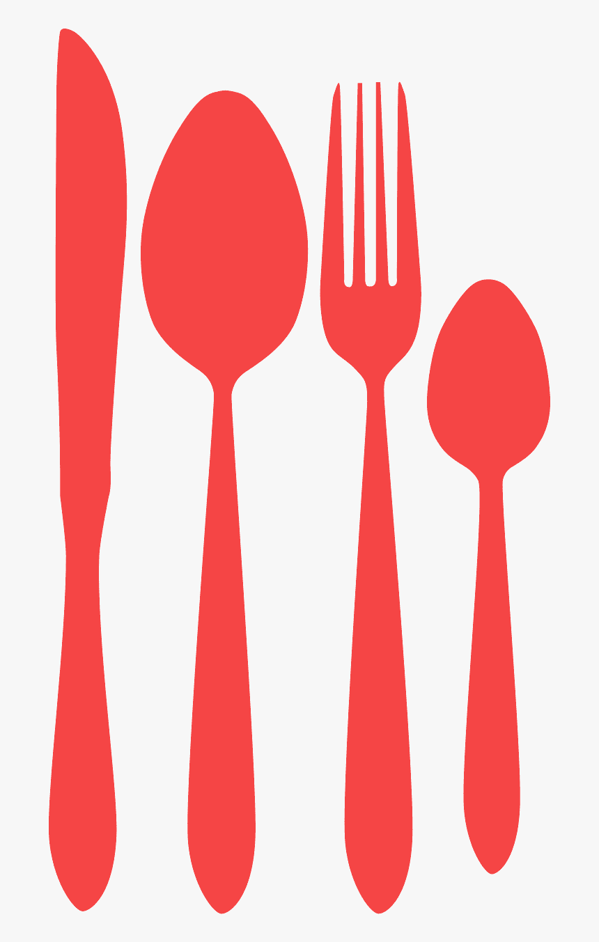 Silhueta De Talheres, HD Png Download