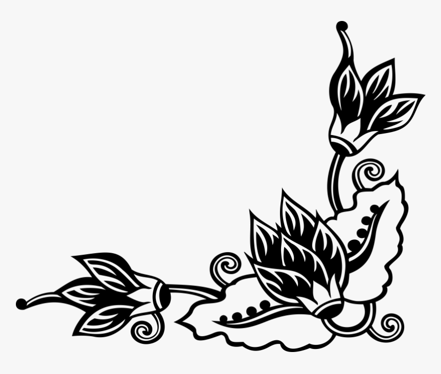 Ornamental Vintage Corner - Vintage Corner Design Png, Transparent Png