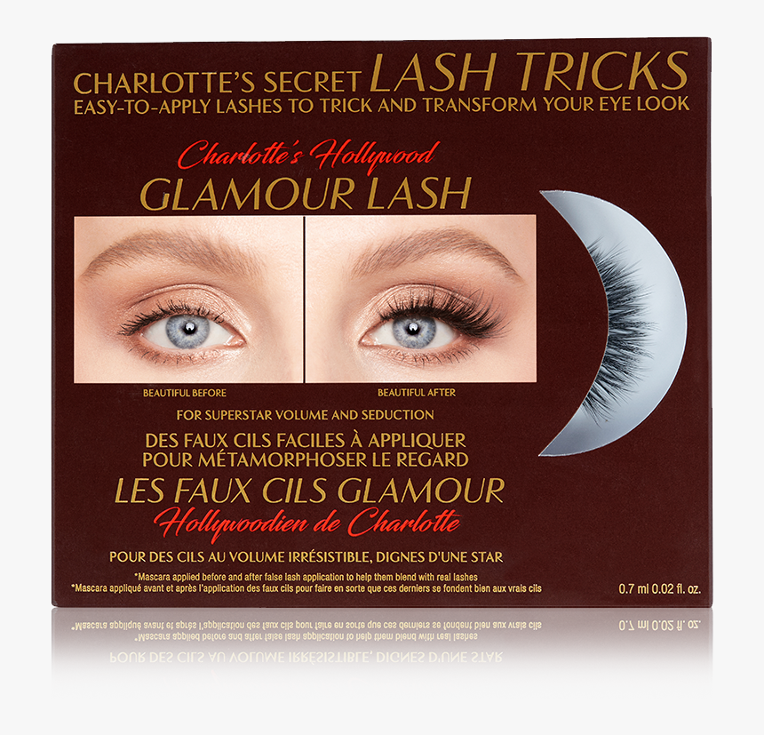 Hollywood Glamour Eyelashes Closed Pack Shot - Charlotte Tilbury False Lashes, HD Png Download