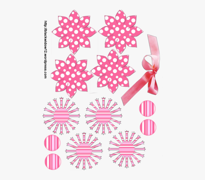 Pink Flower Cajas Carton, HD Png Download