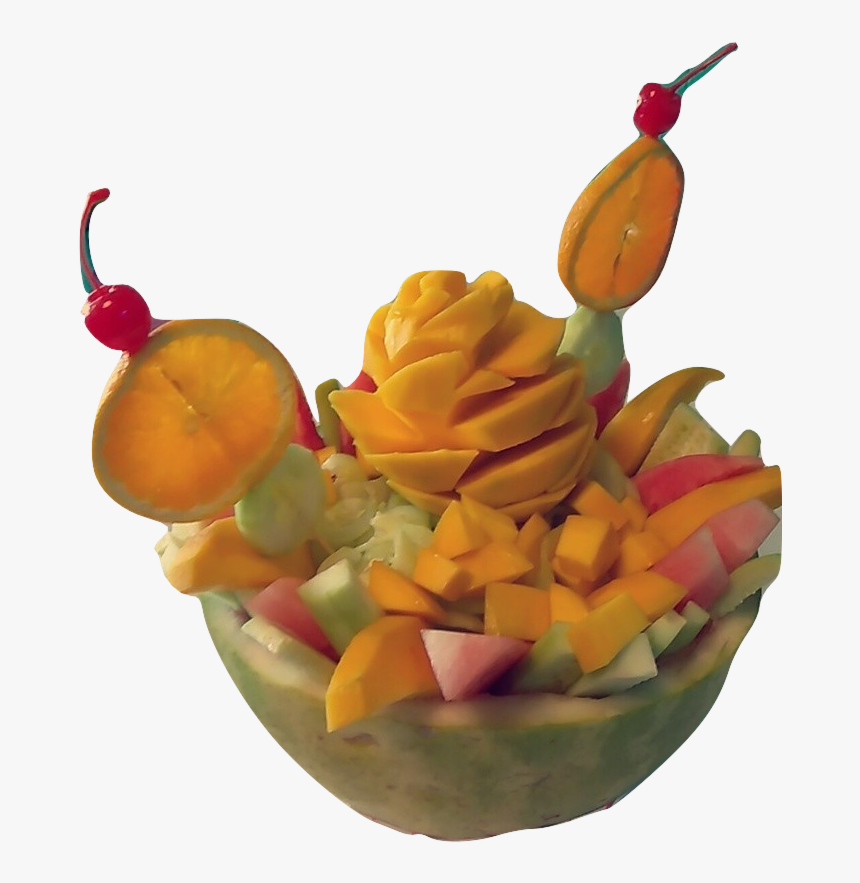Sandiloka Image - Carving - Fruit Salad, HD Png Download