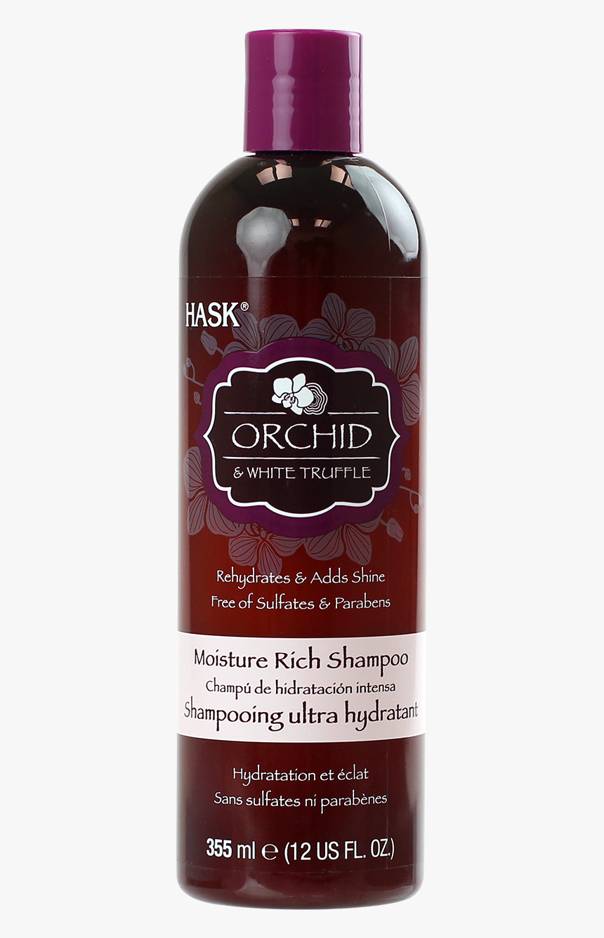 Shampoo De Abundante Humectación De Orquidea Y Trufa - Hask Moisture Rich Shampoo Orchid & White Truffle, HD Png Download