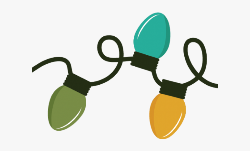 Christmas String Lights Clipart, HD Png Download