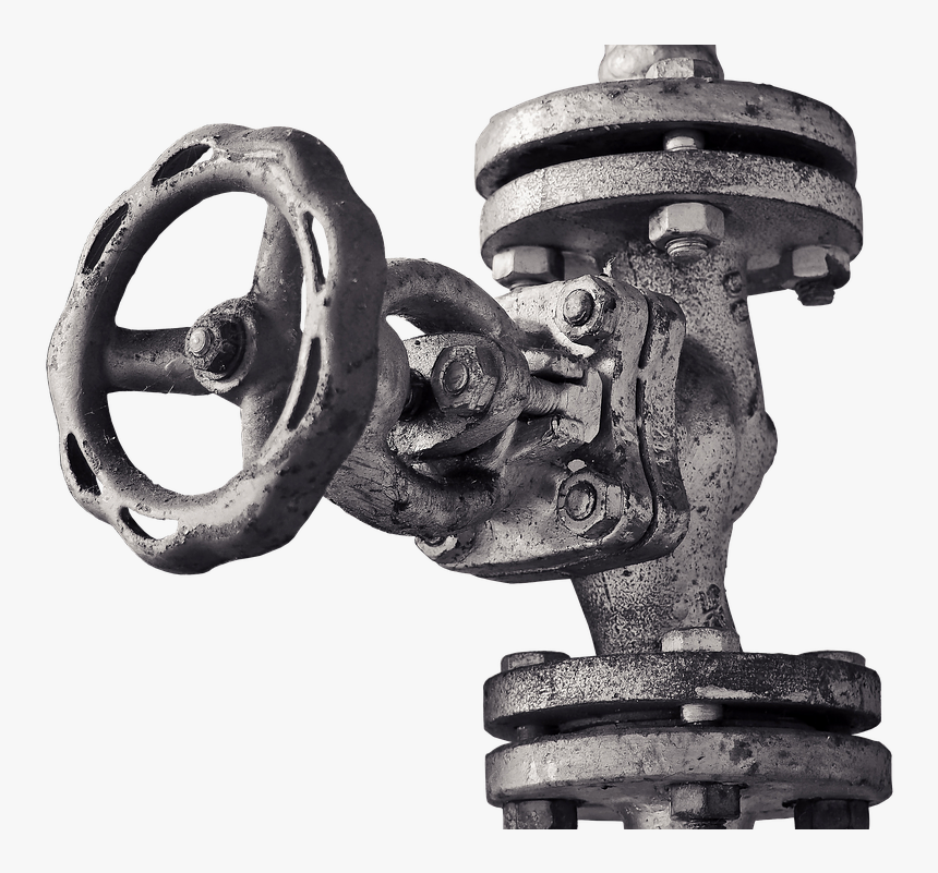 Valve, Shut-off Valve, Cast Iron, Metal, Iron, Old - Old Cast Iron Valve, HD Png Download