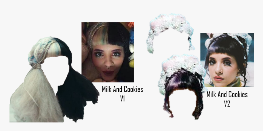 Milk And Cookies Hairs - Girl, HD Png Download