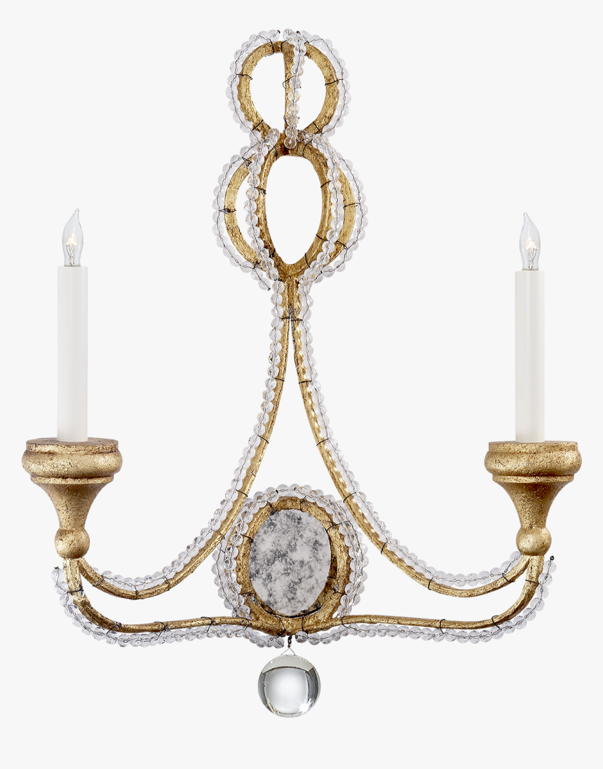 Transparent Gold Chandelier Png - Sconce, Png Download