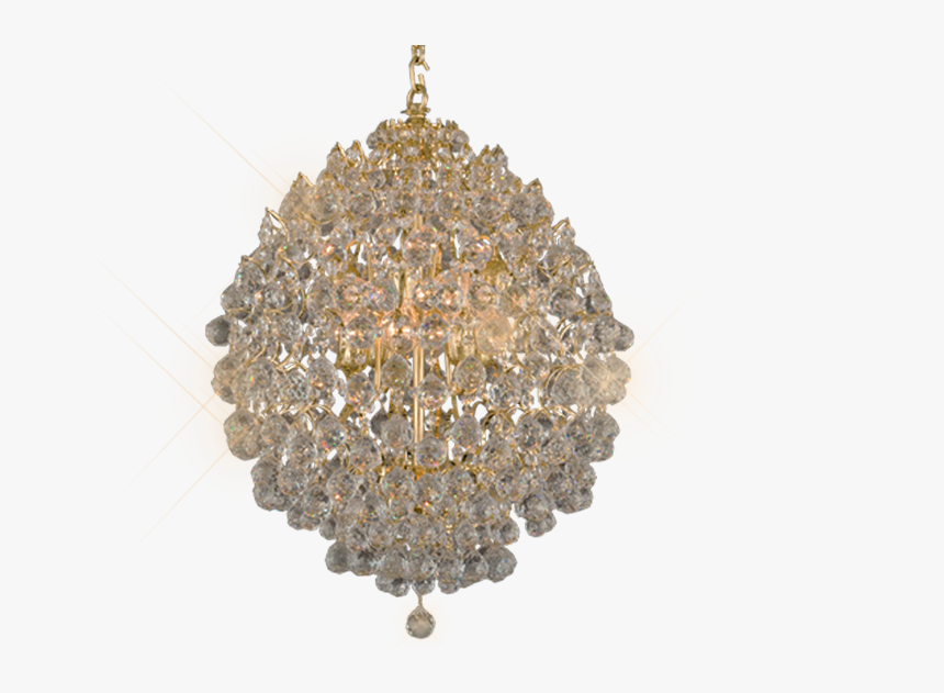 Ch 832 60 8 Gold Ball - Chandelier, HD Png Download