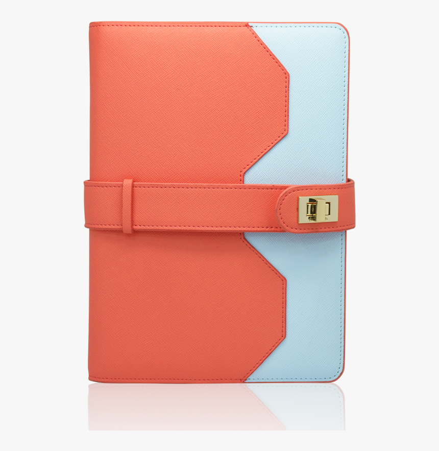 Aura Estelle Lock It Notebook Business Planner Professional - Wallet, HD Png Download