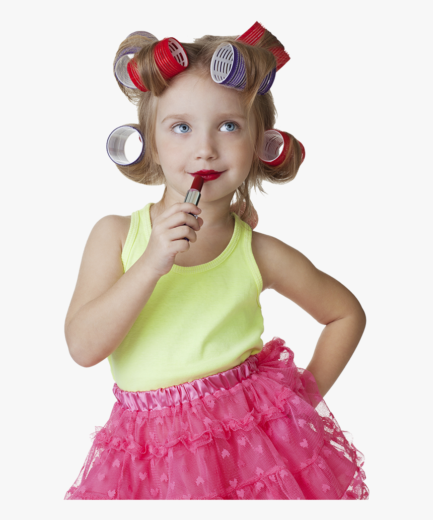 Little Girl Hair Rollers, HD Png Download