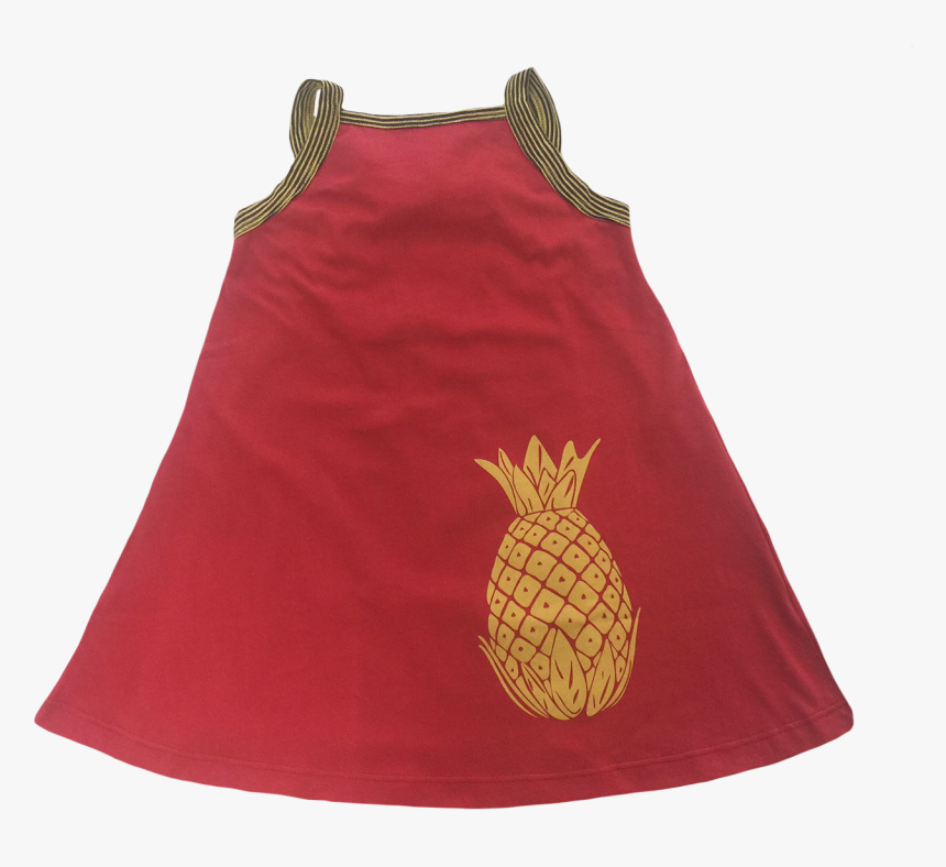 Red Pineapple Tank Dress - Pineapple, HD Png Download