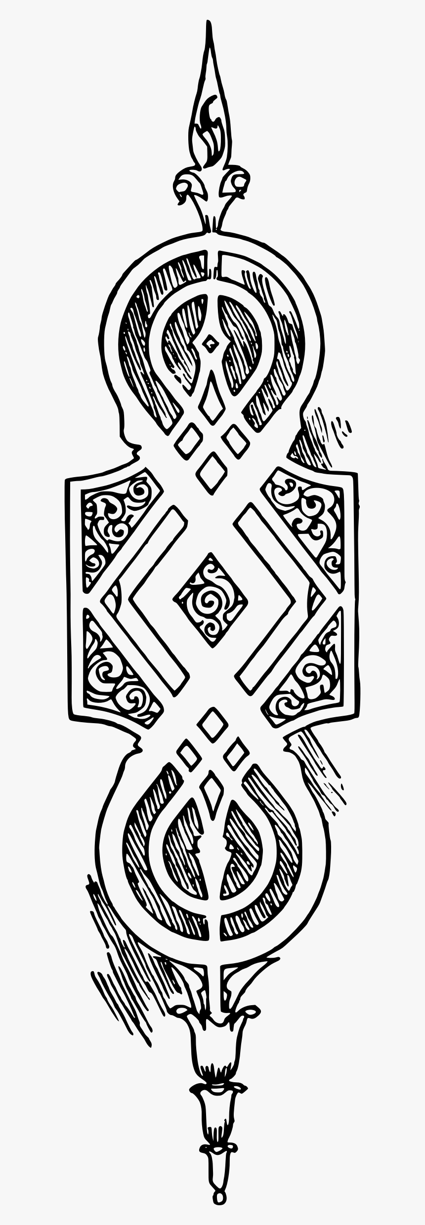 Divider Doodah Clip Arts - Cross, HD Png Download