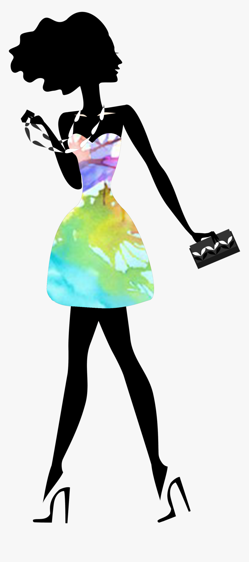 Transparent Sip Clipart - Free Vector Of Woman Angel Silhouette, HD Png Download