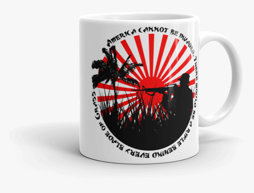 Rifle Behind Every Blade Of Grass - Coffee Cup, HD Png Download