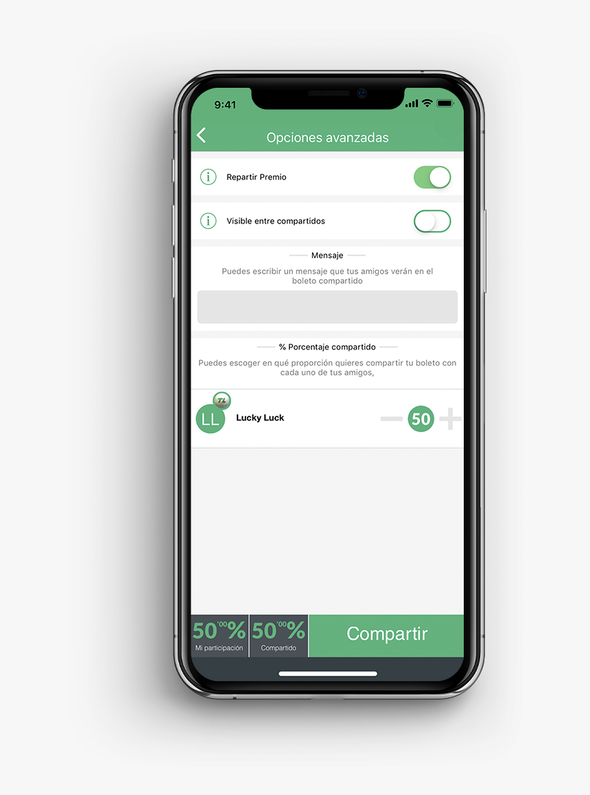 Compartir Un Décimo O Boleto - Iphone, HD Png Download