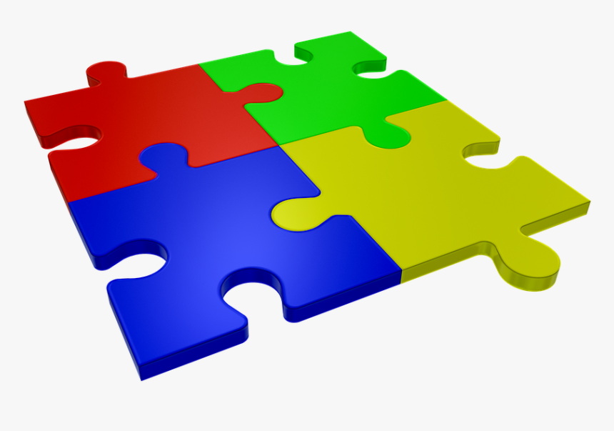 Rompecabezas, Color, Compartir, Dentro De Otra, Aislado - Quebra Cabeça 3d Png, Transparent Png