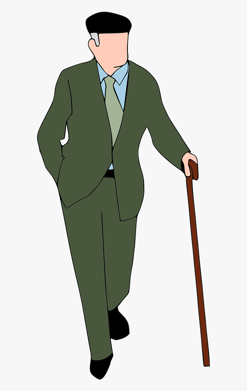Old Man Walking Free Photo - Vector Old Man Png, Transparent Png
