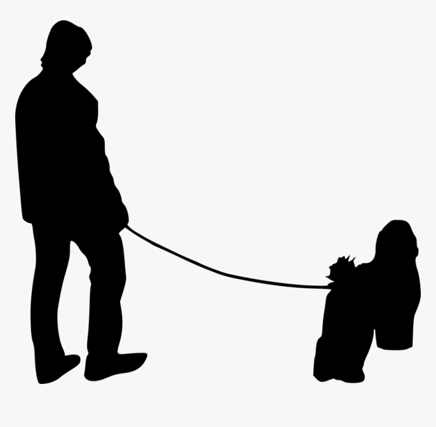 Free Png Dog Walking Silhouette Png - People Walking Png Silhouette, Transparent Png
