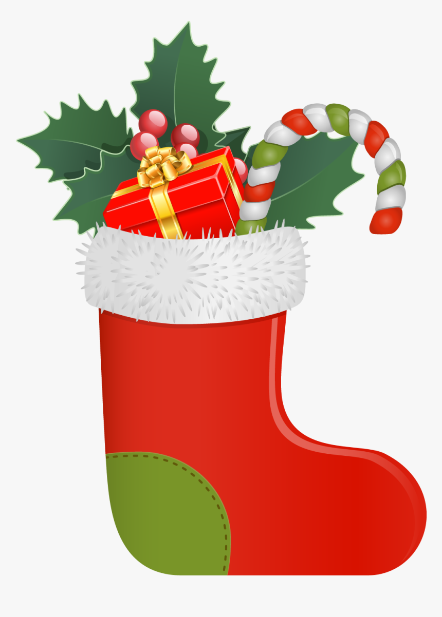 Botas Navideñas En Png, Transparent Png