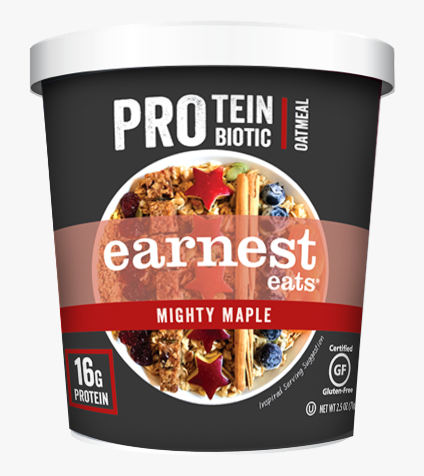 Protein & Probiotic Oatmeal Cups - Earnest Eats Protein Probiotic Oatmeal, HD Png Download