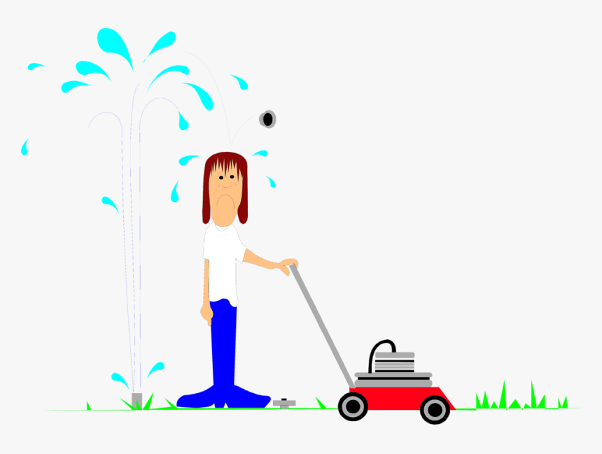 Irrigation Sprinkler Lawn Mowers Clip Art - Sprinklers Cartoon Transparent, HD Png Download