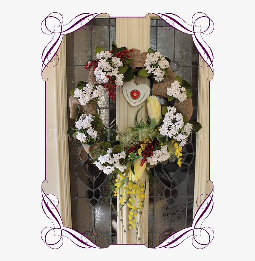 Grace Wreath Flowers For Ever After Artificial Wedding - Bouquet, HD Png Download