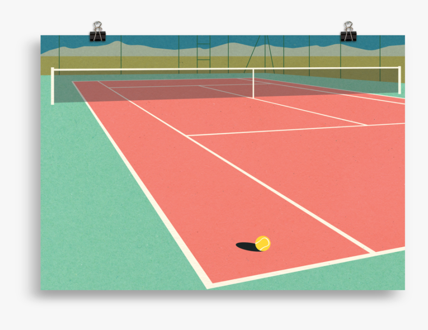 Transparent Tennis Court Png - Soft Tennis, Png Download