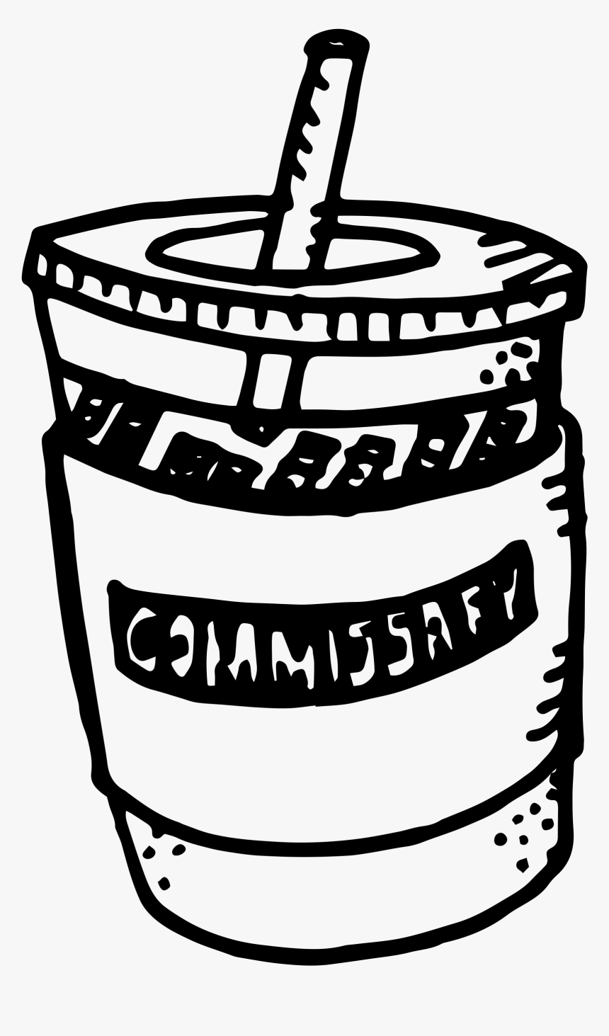 Graphic Of A Coffee Cup, HD Png Download