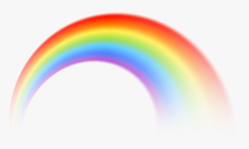 Rainbow Graphics Font Computer Wallpaper - Transparent Rainbow Clipart, HD Png Download
