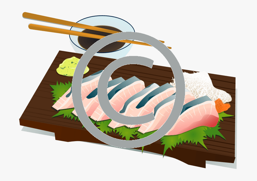 Sushi On Plate Clipart, HD Png Download