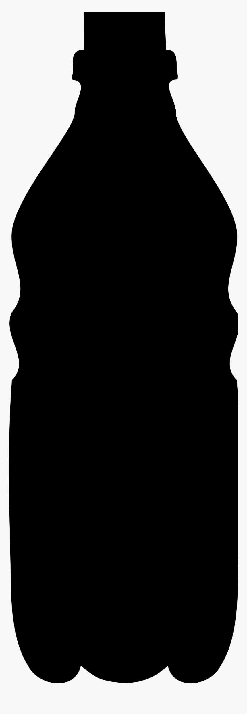Water Bottle Silhouette Png, Transparent Png