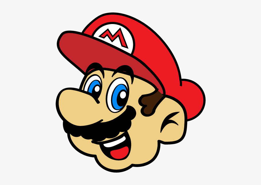 Mario Bross Te Va A Soprender - Cara De Mario Png, Transparent Png
