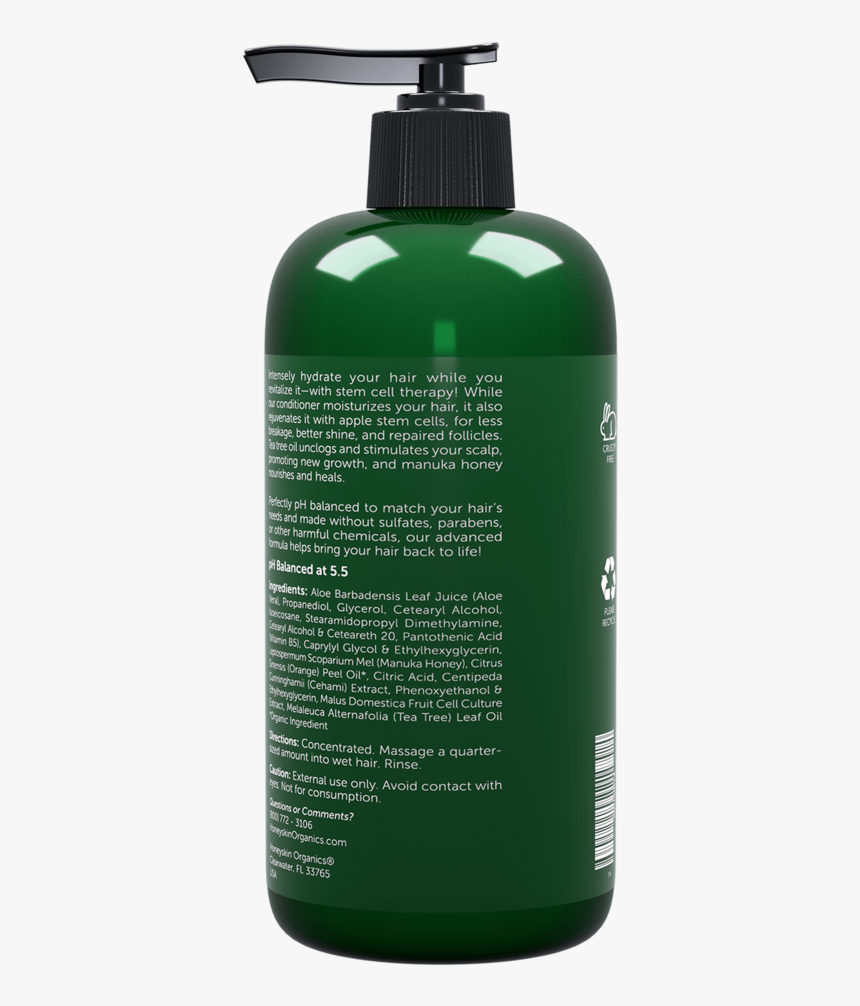 Honey Skin Cond Back-1500 - Plastic Bottle, HD Png Download