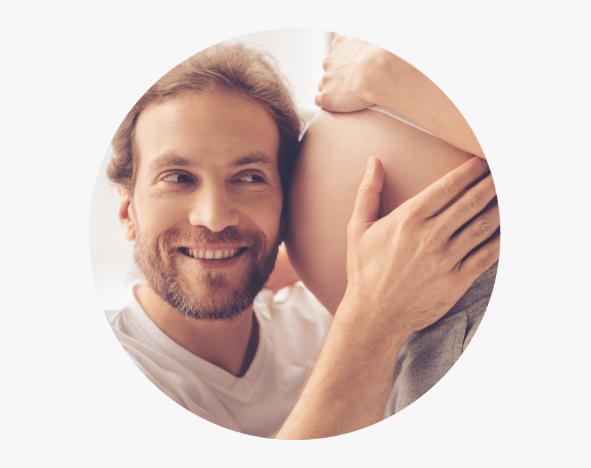 Husband Feeling Baby Movements, HD Png Download