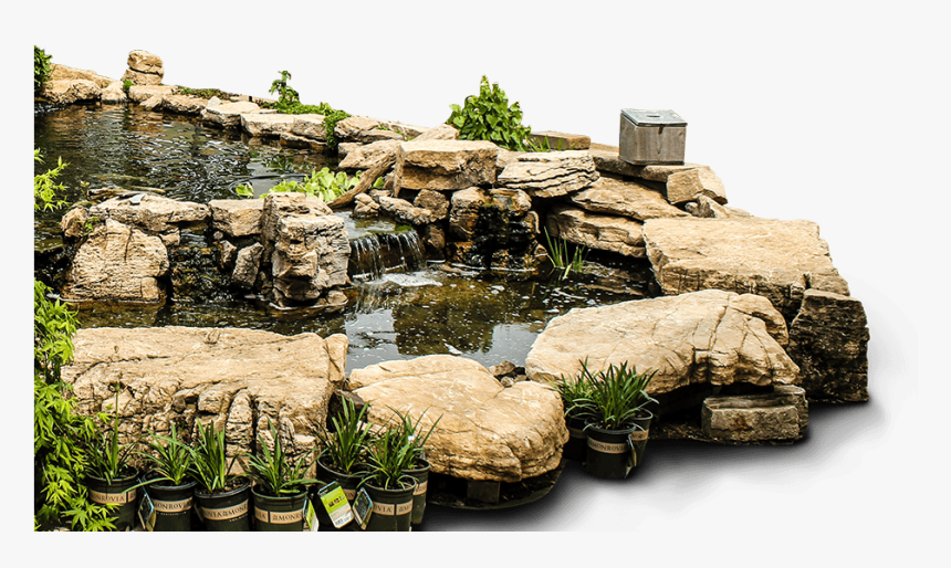 There Are Few Things As Relaxing As Flowing Water In - Landscape Pond ...