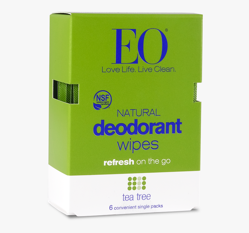 Eo Deodorant Wipes Tea Tree, HD Png Download