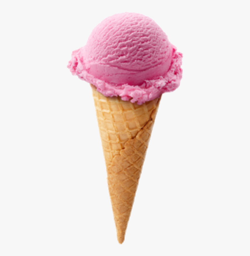 #icecream #pink #tumblr #helado #comida #love #freetoedit - Strawberry Ice Cream Png, Transparent Png