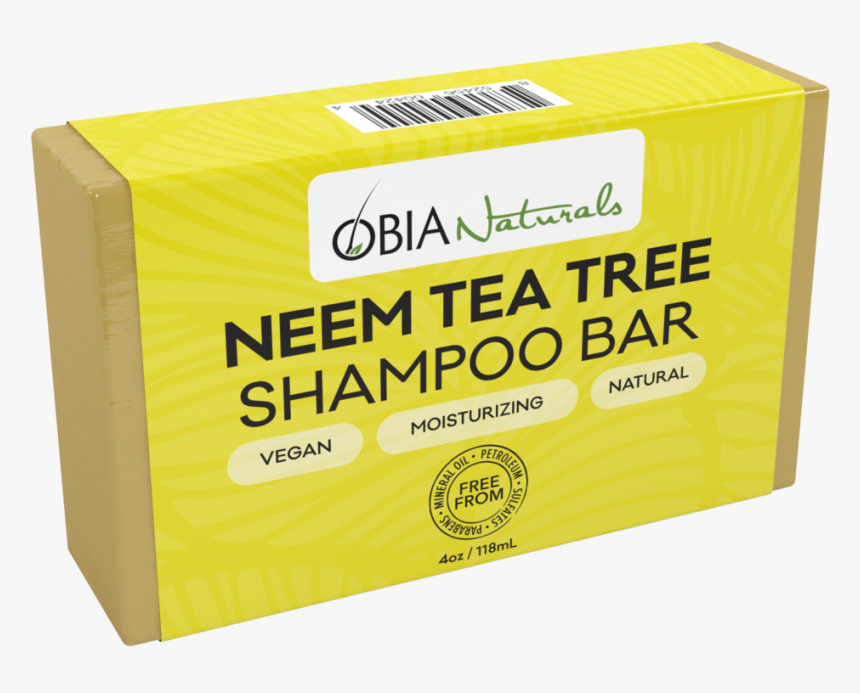 Neem Tea Tree Shampoo Bar - Obia Naturals Shampoo Bar, HD Png Download