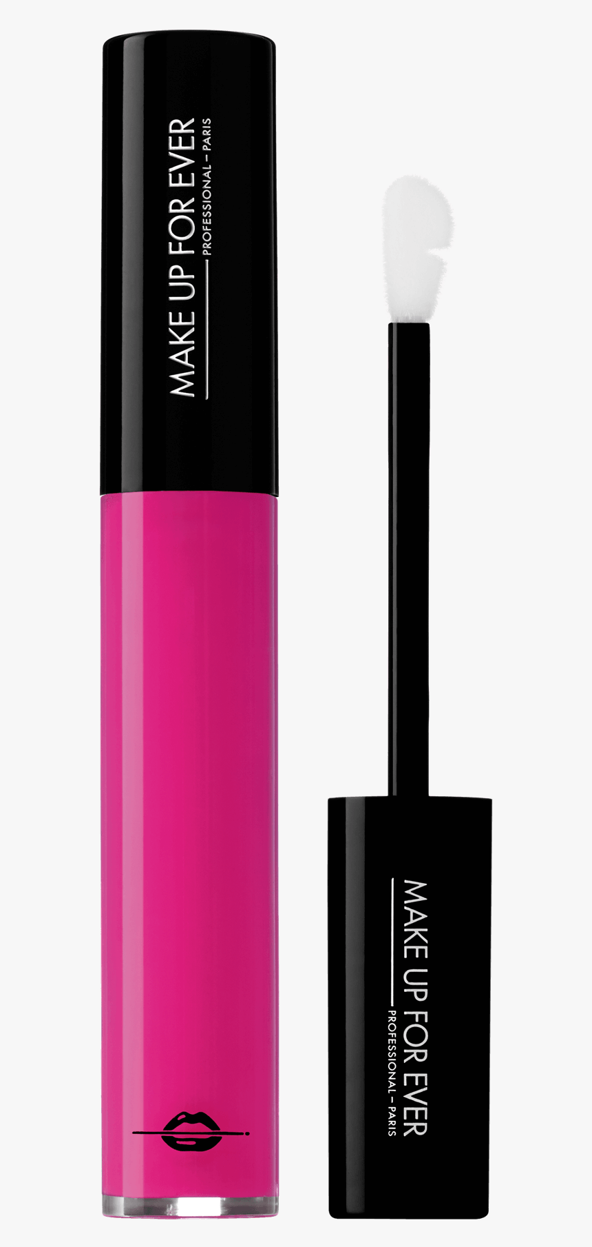 Fuchsia Pink Lip Lacquer I000026209 - Make Up For Ever Artist Plexi Gloss Lip, HD Png Download