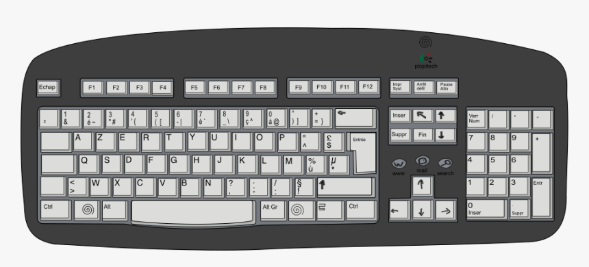 Quotes About Mouse - Clip Art Of Keyboard, HD Png Download